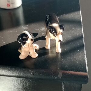 Hagen Renaker collie and pup